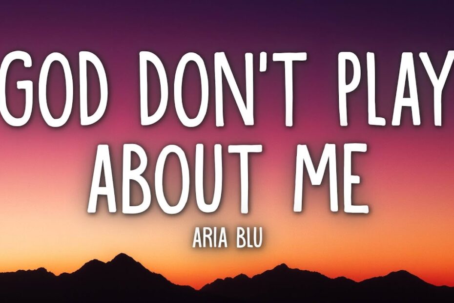 don't play with me god on my side by Aria Blu